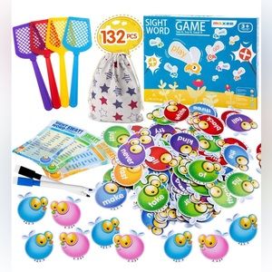 Sight Word Game See It Say It Slap It New Tactile Homeschool Visual Auditory